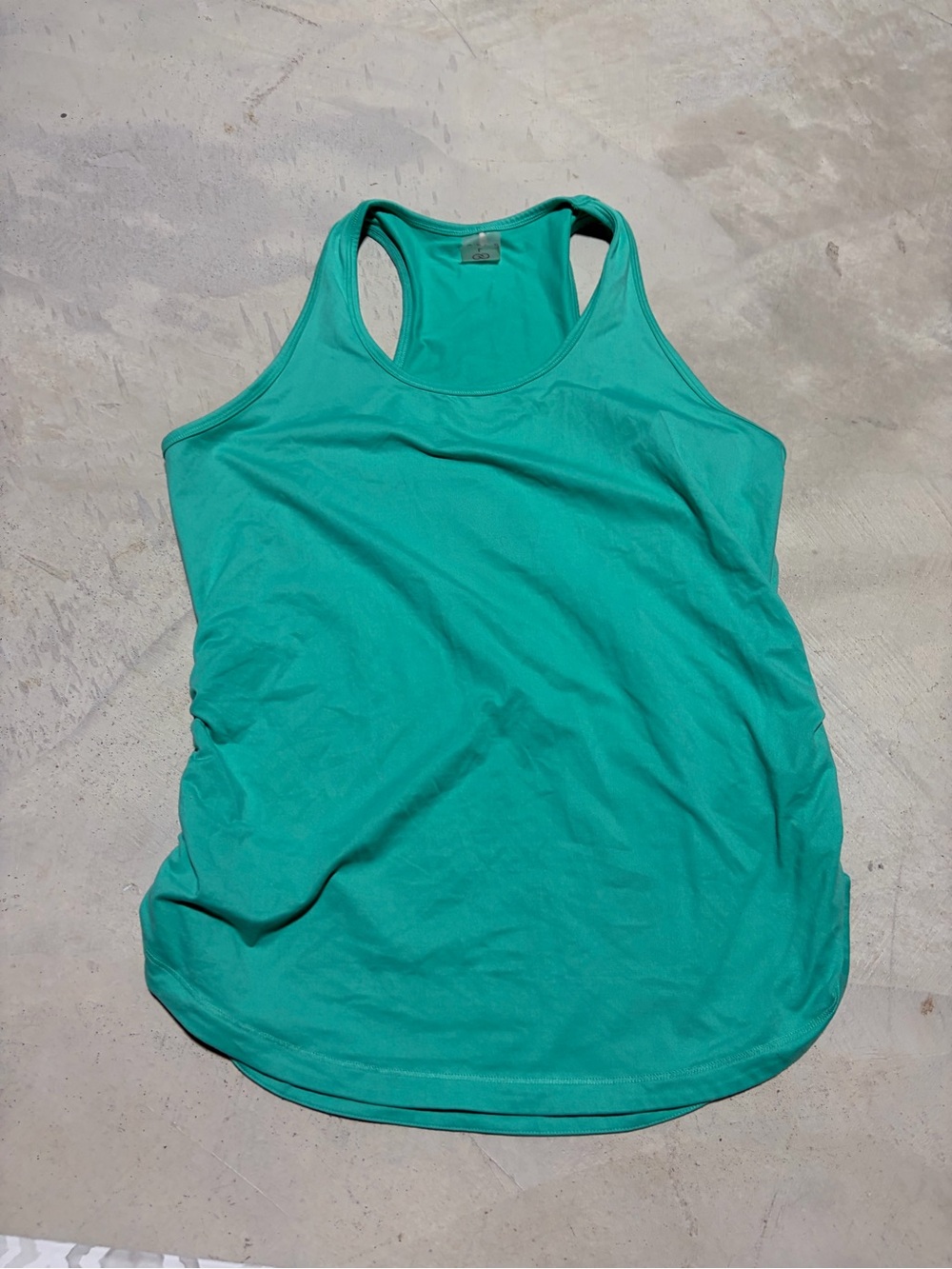 Calia Carrie underwood Women's Racerback Tank Top teal green large